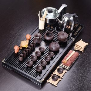 Bàn trà gỗ điện đa năng mã đáo KT 54X33X7.5CM 0047