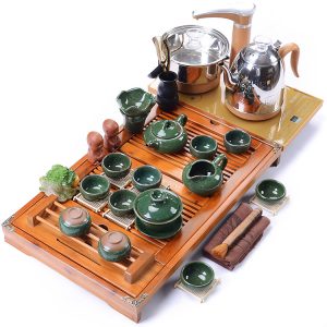 Bàn trà điện thông minh bằng gỗ B083