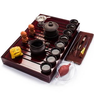 Bộ bàn trà gỗ mini 0074