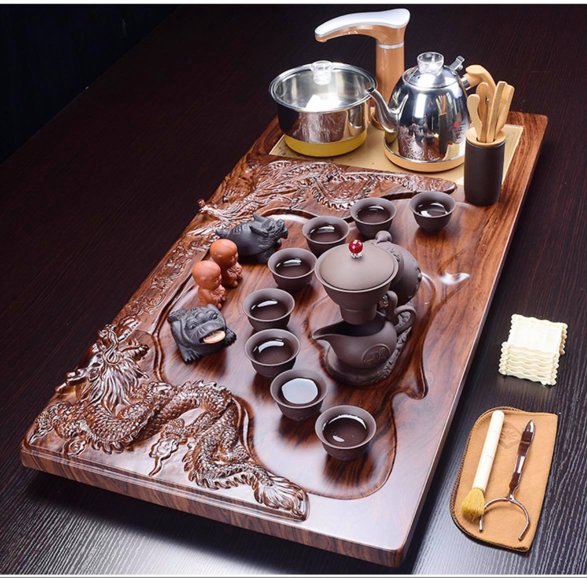 Bộ bàn trà điện đa năng song long cao cấp kt 91.5x44x9.5cm 0003