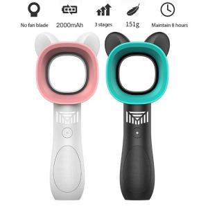 Quạt cầm tay không cánh hình tai mèo