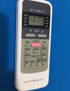 Remoet máy lạnh media loại 2