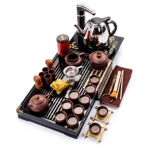 Bộ bàn trà điện thông minh mini kt 43x28x6cm 0076