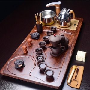 Bàn trà phong thủy cá chép kt 91cmx45cmx5cm 0051