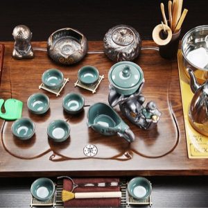 Bộ bàn trà trà gỗ điện thông minh kt 94cmx45cmx6cm 0073