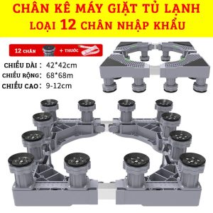 Chân kê máy giặt tủ lạnh 12 trụ ( 42-68cm )