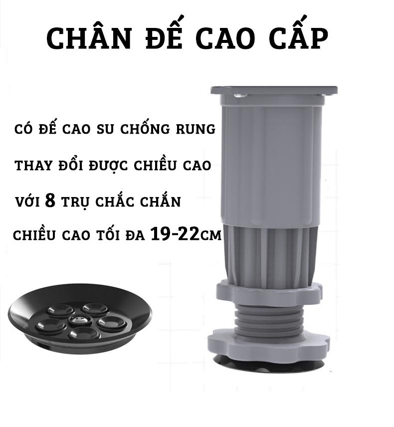 chan-tu-lanh-cao chân máy giặt tủ lạnh loại cao