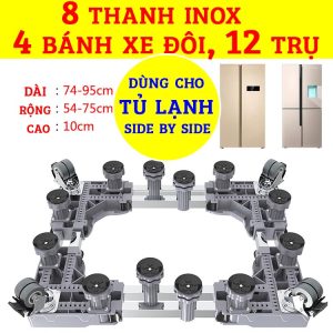 {SIZE LỚN} Chân kê máy giặt tủ lạnh Nhập khẩu (54-95cm)