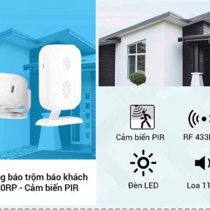 Chuông báo trộm và báo khách hồng ngoại