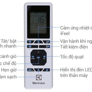 Remote máy lạnh electrolux 04