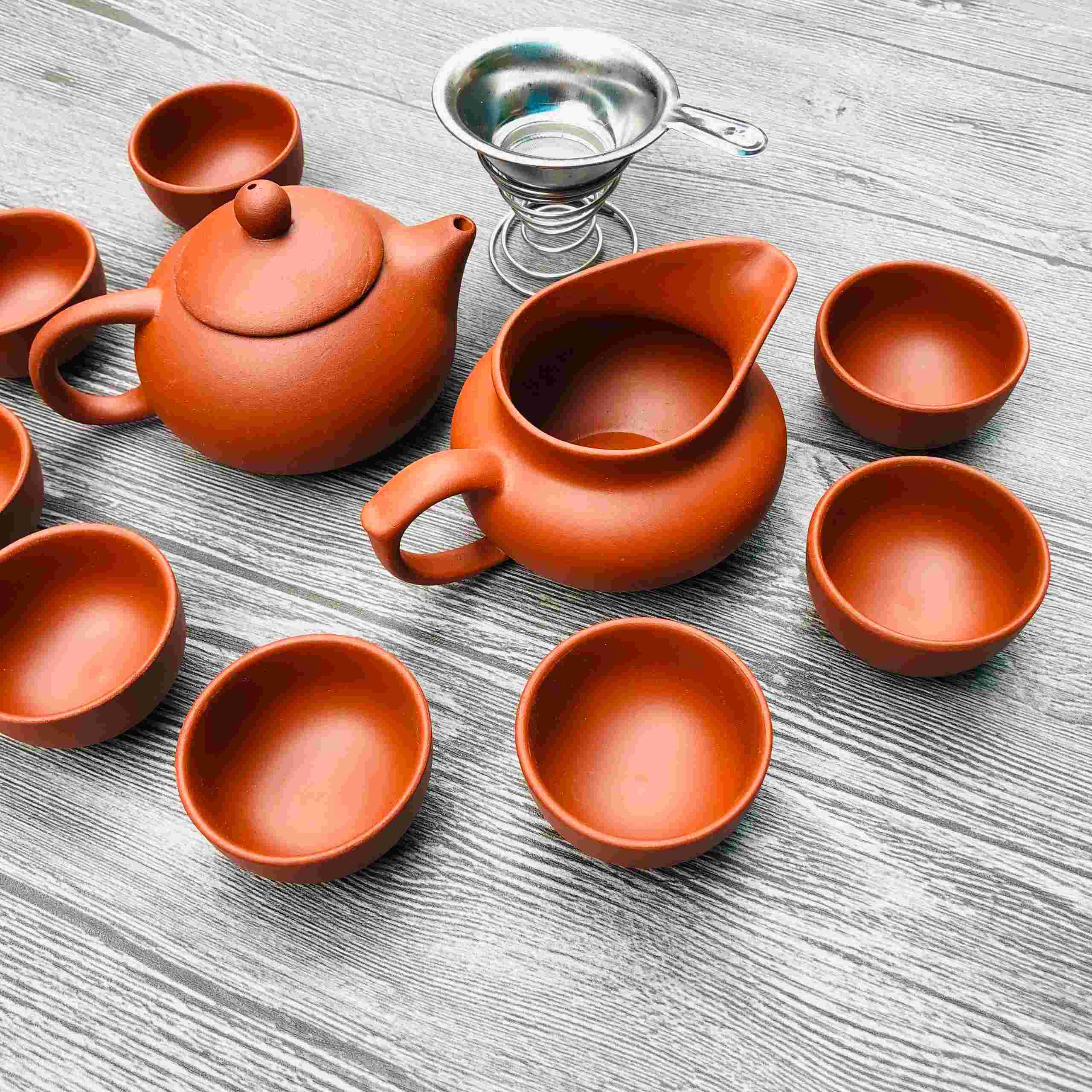 0068 Bộ tách trà đất nung cao cấp