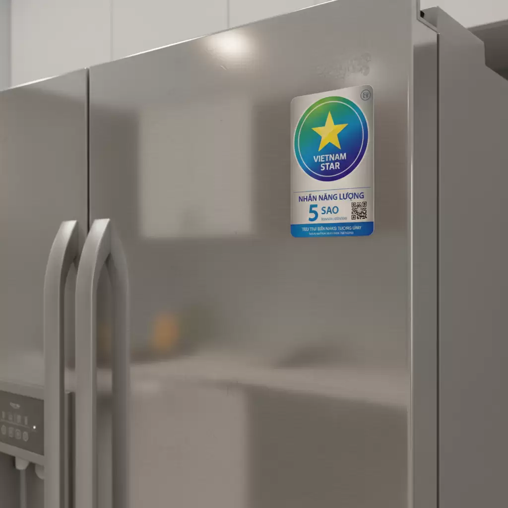 Nhãn năng lượng 5 sao là minh chứng cho khả năng tiết kiệm điện vượt trội