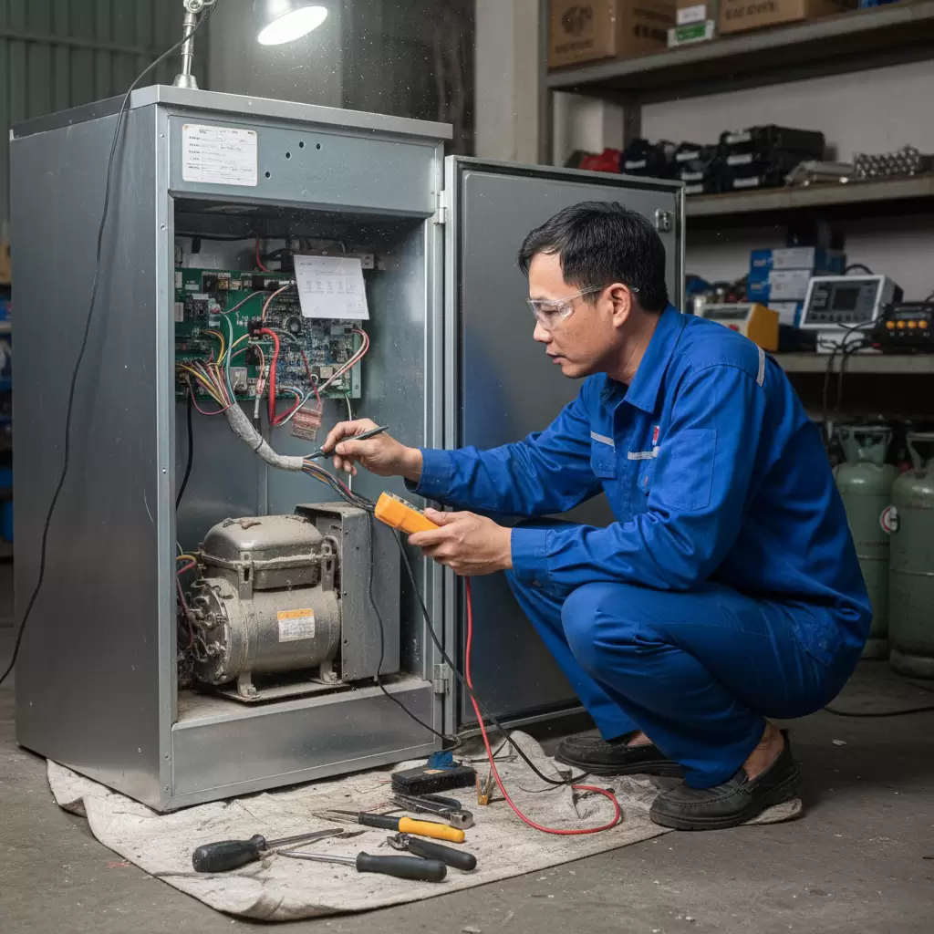 gemini_image_1768651746-1 Các lỗi kỹ thuật liên quan đến gas và máy nén cần được kiểm tra kỹ lưỡng