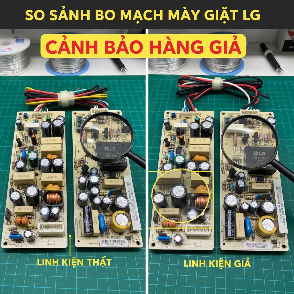 Người dùng cần thận trọng phân biệt bo mạch chính hãng và hàng kém chất lượng để đảm bảo an toàn