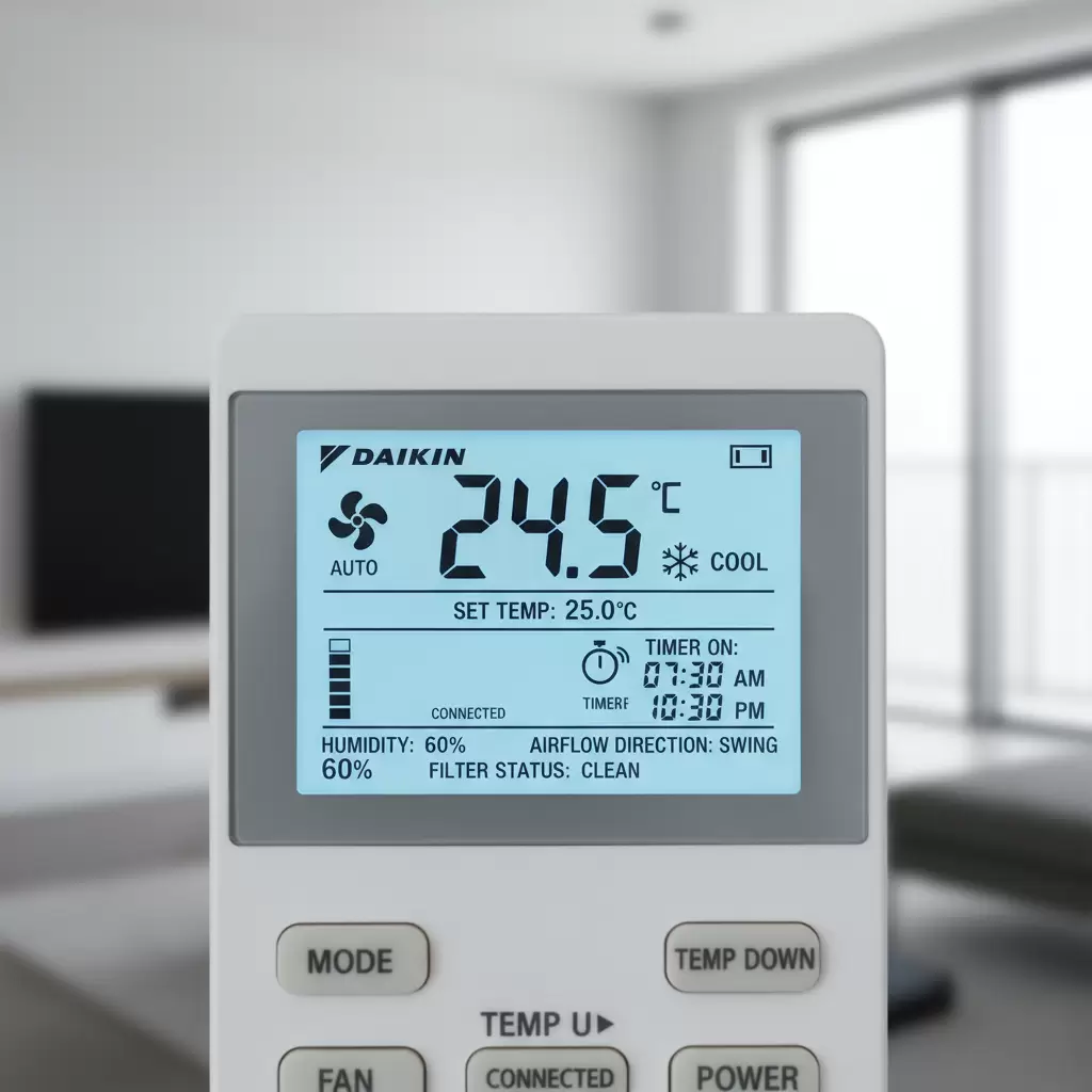 Kiểm tra các biểu tượng hiển thị trên màn hình để xác nhận kết nối