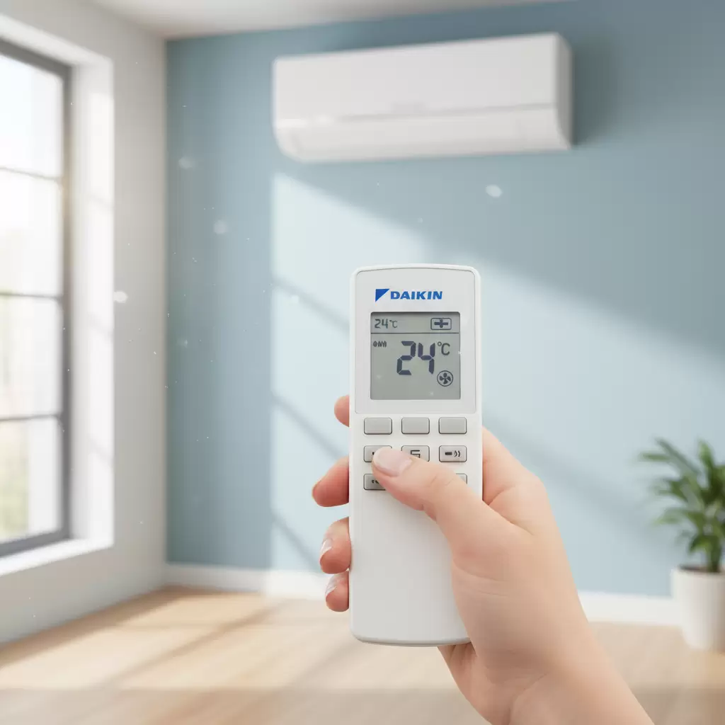 Sử dụng Remote Điều Hòa Daikin Mới 100 giúp tối ưu hóa trải nghiệm làm mát