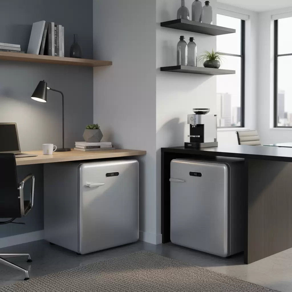 Tủ lạnh mini là giải pháp tối ưu cho không gian nhỏ hẹp của sinh viên và văn phòng