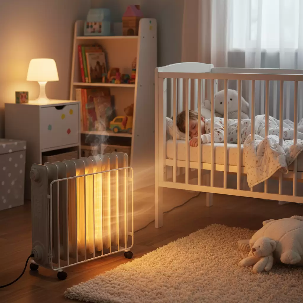 Máy sưởi dầu là giải pháp sưởi ấm an toàn và hiệu quả nhất cho trẻ nhỏ trong mùa đông