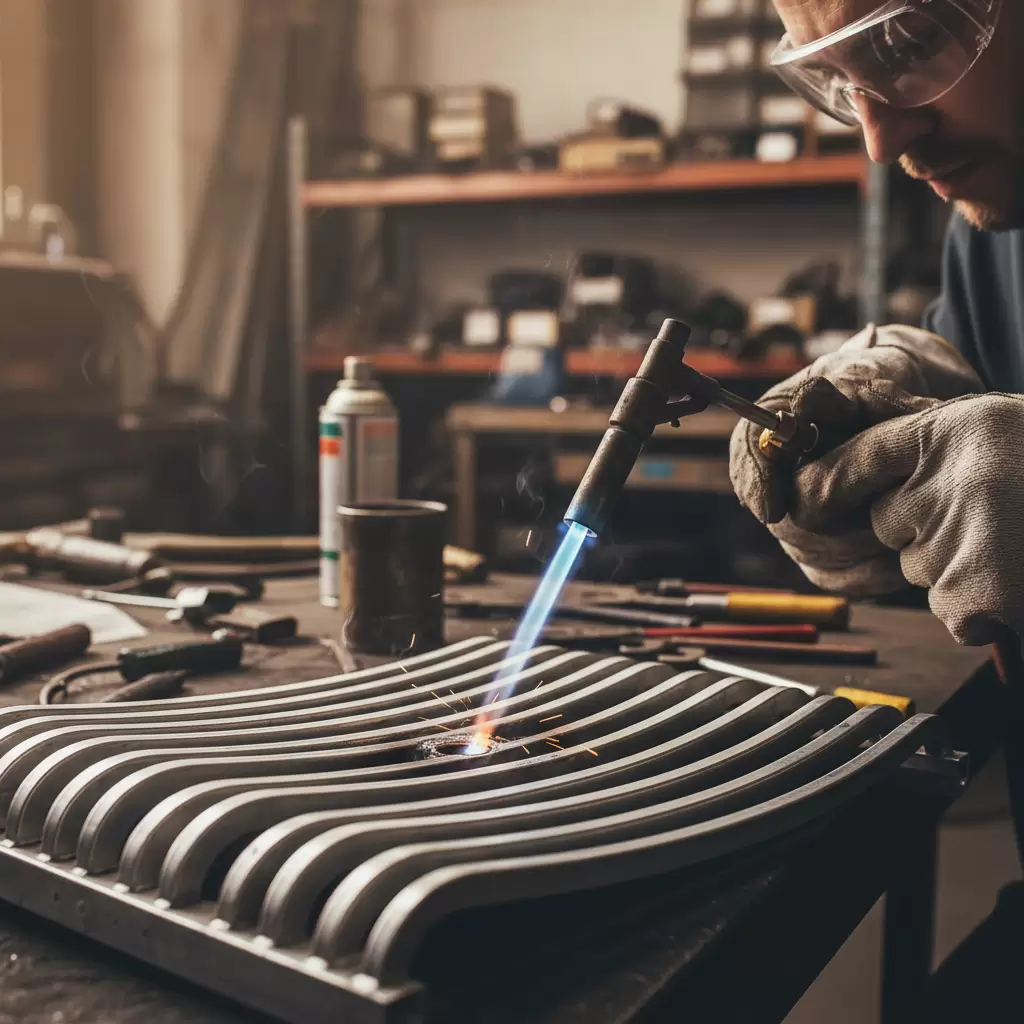 Kỹ thuật hàn nhôm đòi hỏi sự chính xác cao để không làm biến dạng dàn lạnh