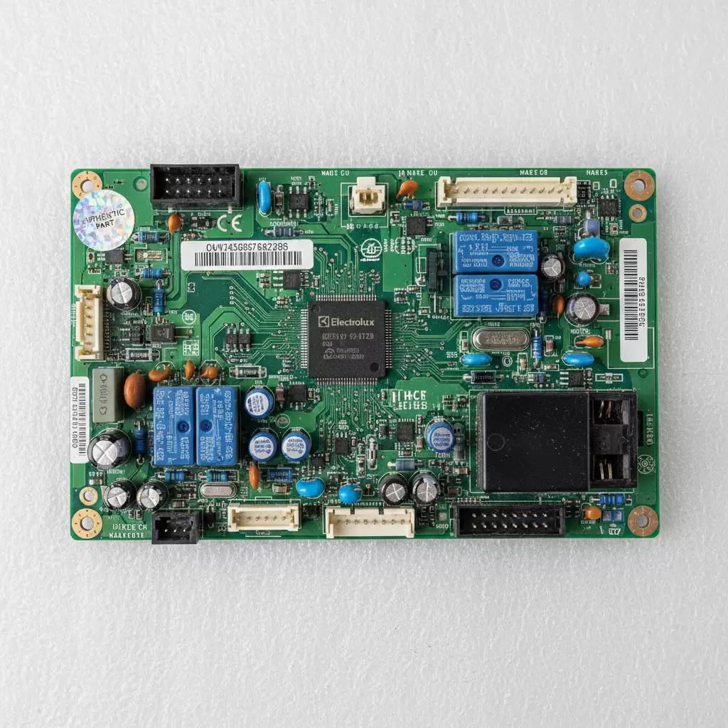 Bo mạch là linh kiện quan trọng nhất điều khiển mọi hoạt động của tủ lạnh Electrolux