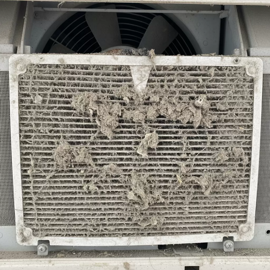 Lưới lọc bụi bẩn là nguyên nhân phổ biến nhất khiến điều hòa không mát