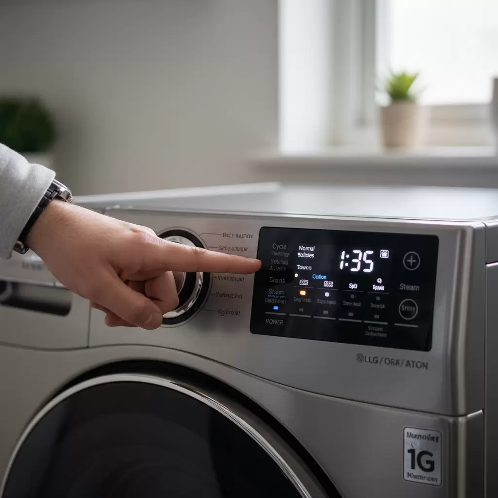 Thực hiện các bước reset đúng cách giúp xóa mã lỗi LE nhanh chóng