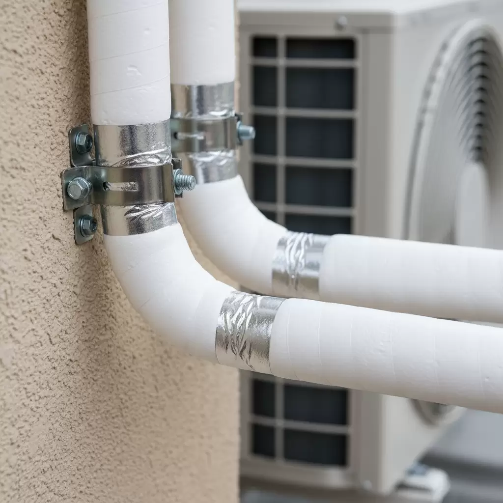 Ống đồng và bảo ôn là những vật tư thiết yếu ảnh hưởng trực tiếp đến hiệu suất làm lạnh của hệ thống