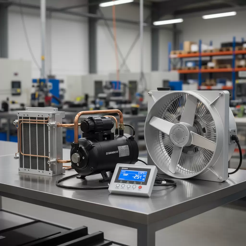 Tổng quan các linh kiện thiết yếu trong hệ thống tủ đông công nghiệp