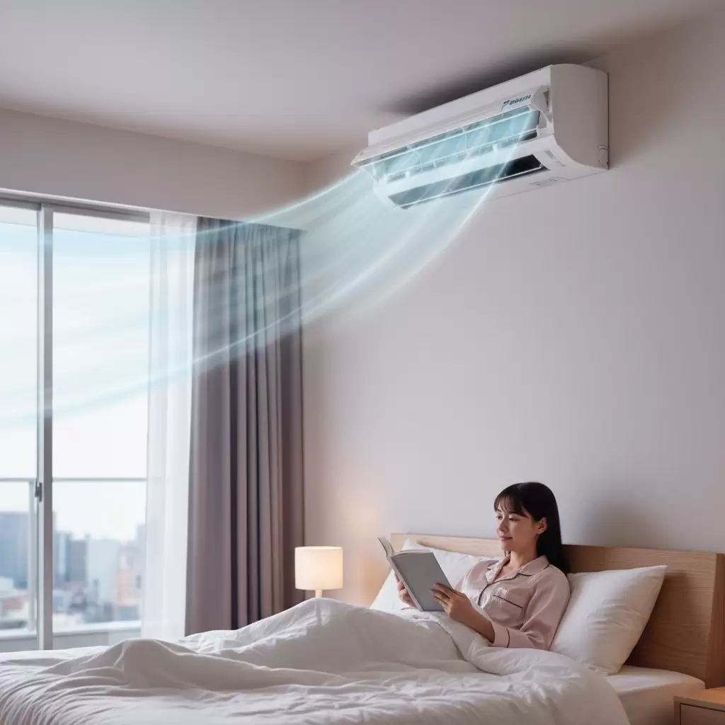 Mắt thần hai khu vực giúp điều hướng luồng gió thông minh bảo vệ sức khỏe người dùng