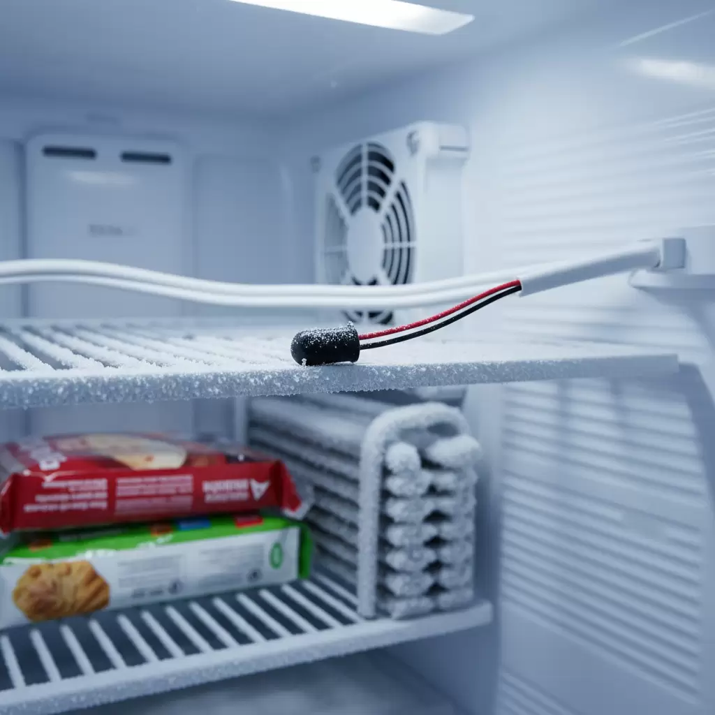 Cảm biến nhiệt độ đóng vai trò quan trọng trong việc điều tiết nhiệt độ tủ lạnh