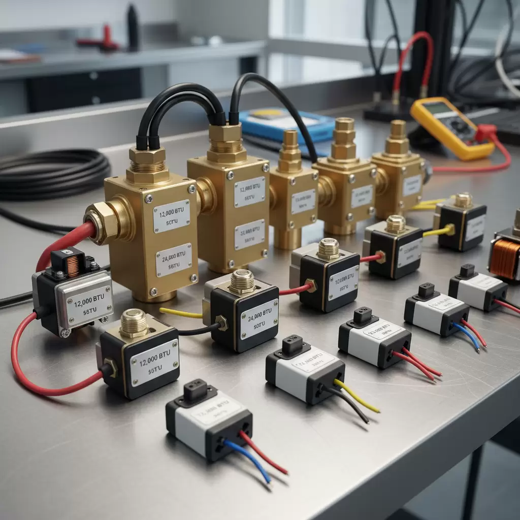 Lựa chọn đúng loại van điện từ tương thích với công suất máy là yếu tố then chốt