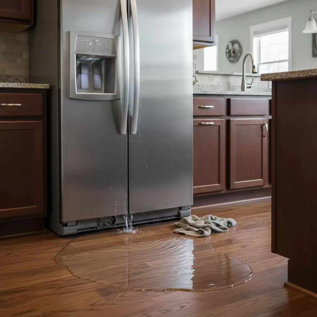 Tình trạng tủ lạnh bị chảy nước gây ảnh hưởng đến sinh hoạt và độ bền của thiết bị