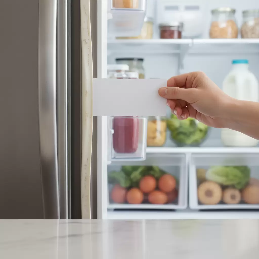 Kiểm tra độ khít của gioăng cao su giúp ngăn chặn hơi lạnh thoát ra ngoài