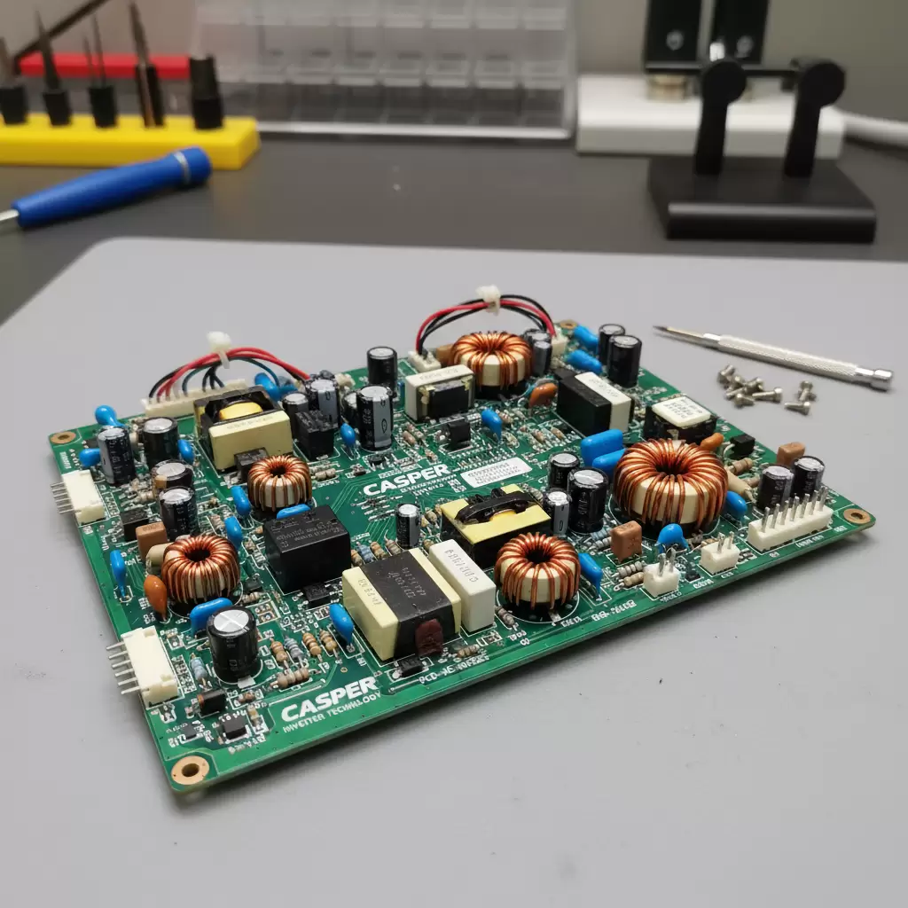 Bo mạch dòng Inverter thường có cấu tạo phức tạp và giá thành cao hơn dòng máy cơ