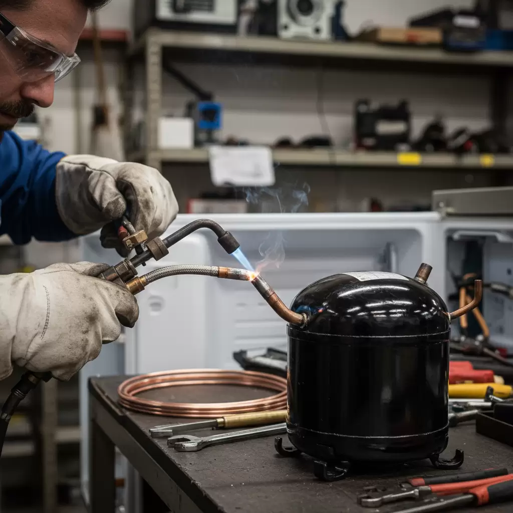 Kỹ thuật hàn ống đồng đòi hỏi sự khéo léo để đảm bảo mối nối kín tuyệt đối