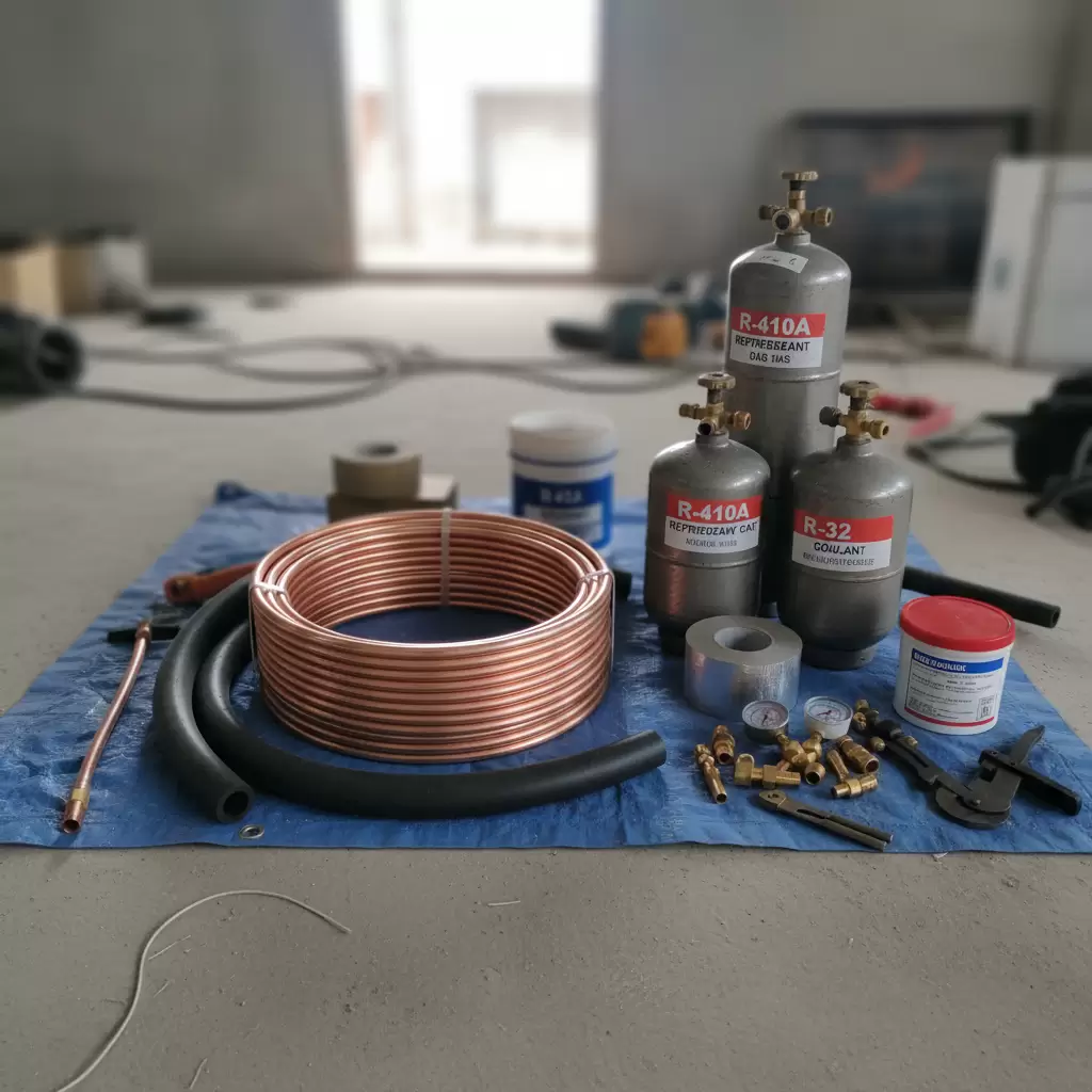 Các loại vật tư lắp đặt cơ bản cần thiết cho hệ thống điều hòa không khí