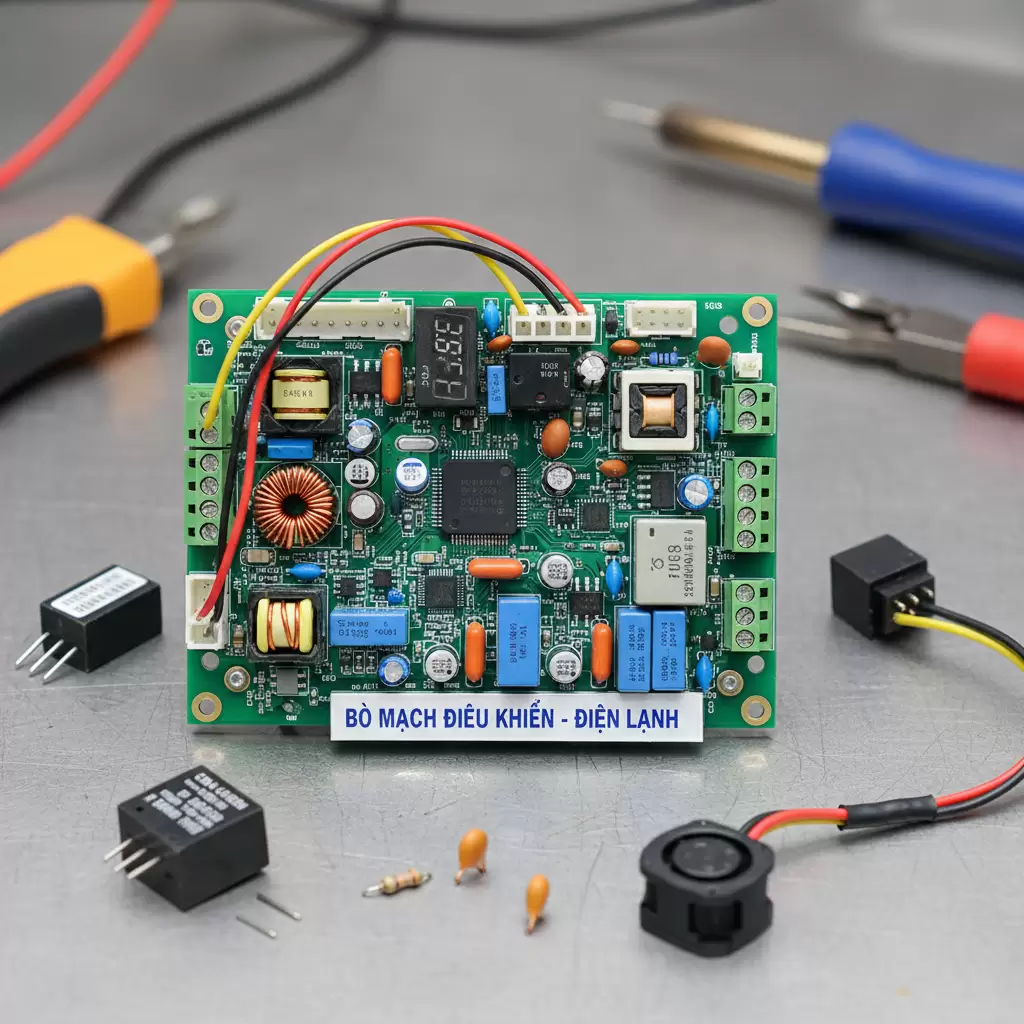 Bo mạch và cảm biến chính hãng đóng vai trò quan trọng trong việc điều khiển thiết bị