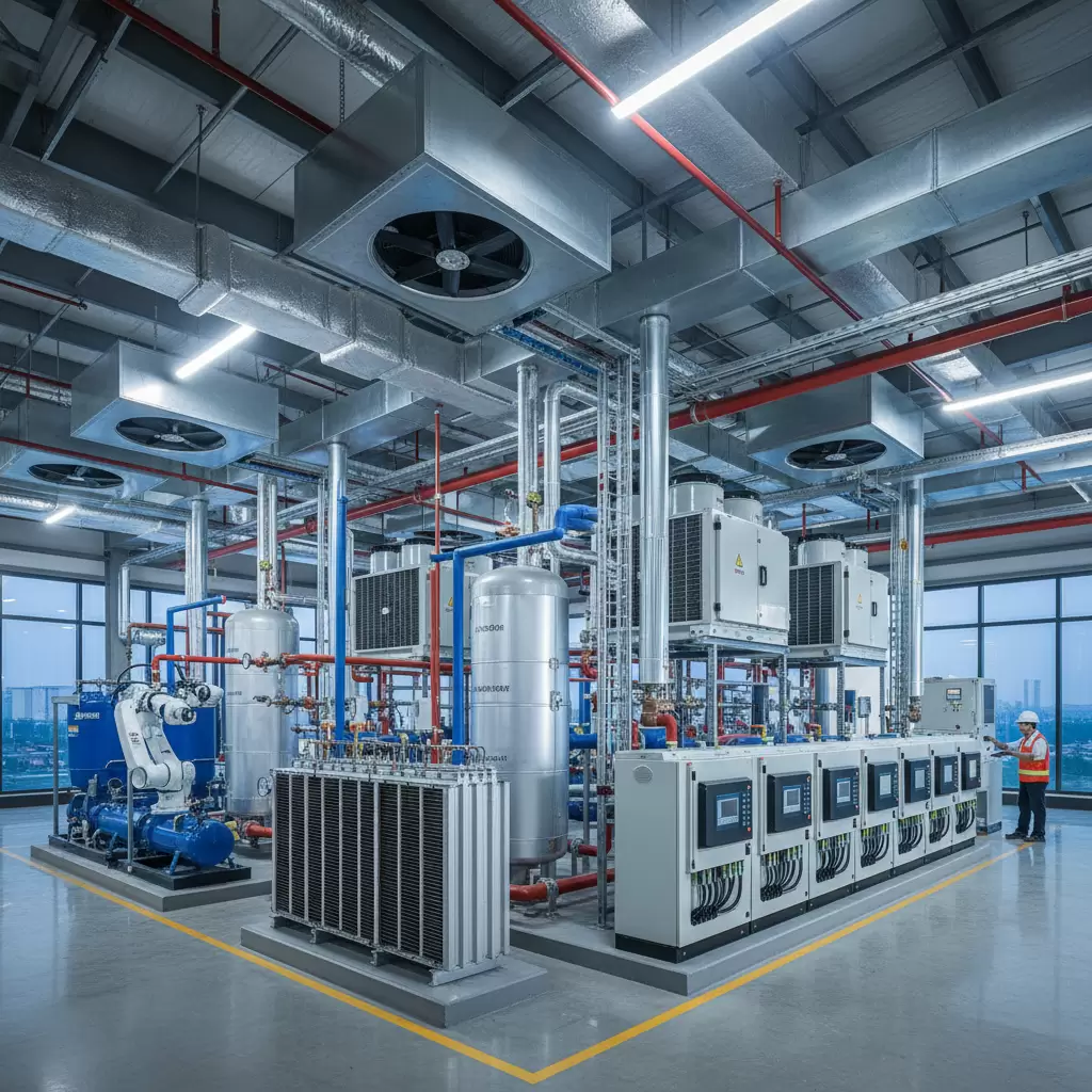 Hệ thống cơ điện lạnh đòi hỏi sự phối hợp nhịp nhàng của nhiều linh kiện chuyên dụng