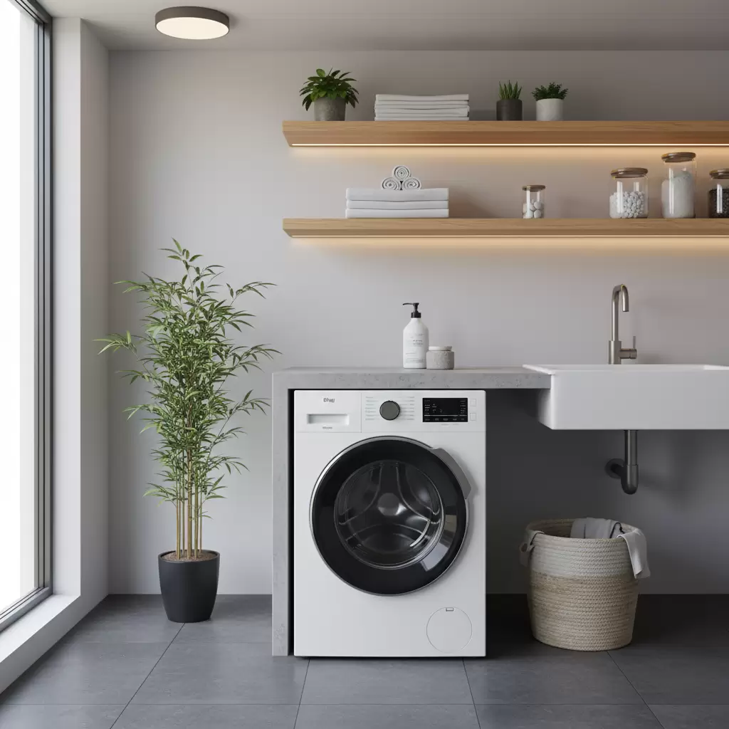 Máy giặt cửa trước 9kg là giải pháp tối ưu cho nhu cầu giặt giũ của gia đình hiện đại