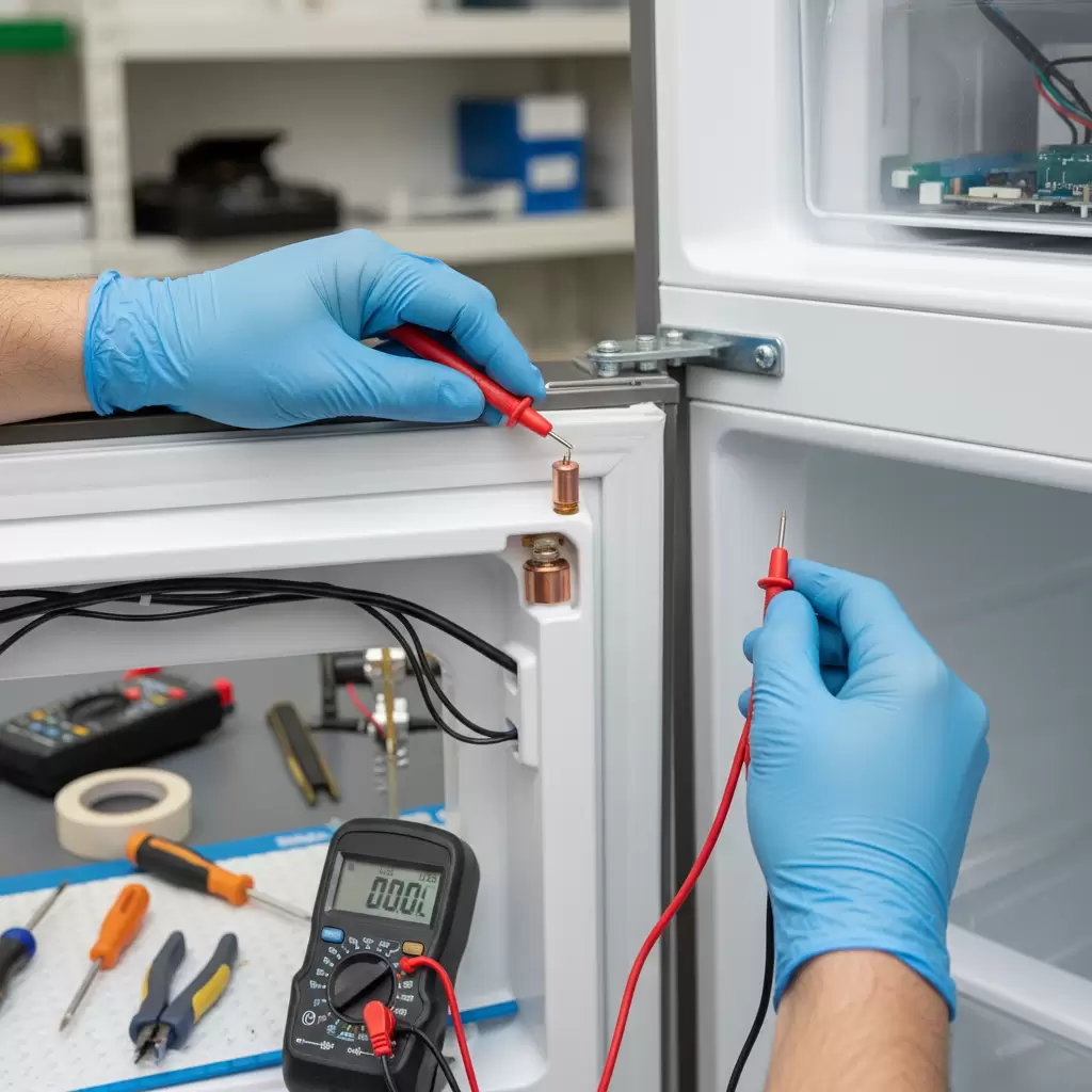 gemini_image_1768683480 Kiểm tra kỹ thuật dây dẫn và kết nối của cảm biến cửa