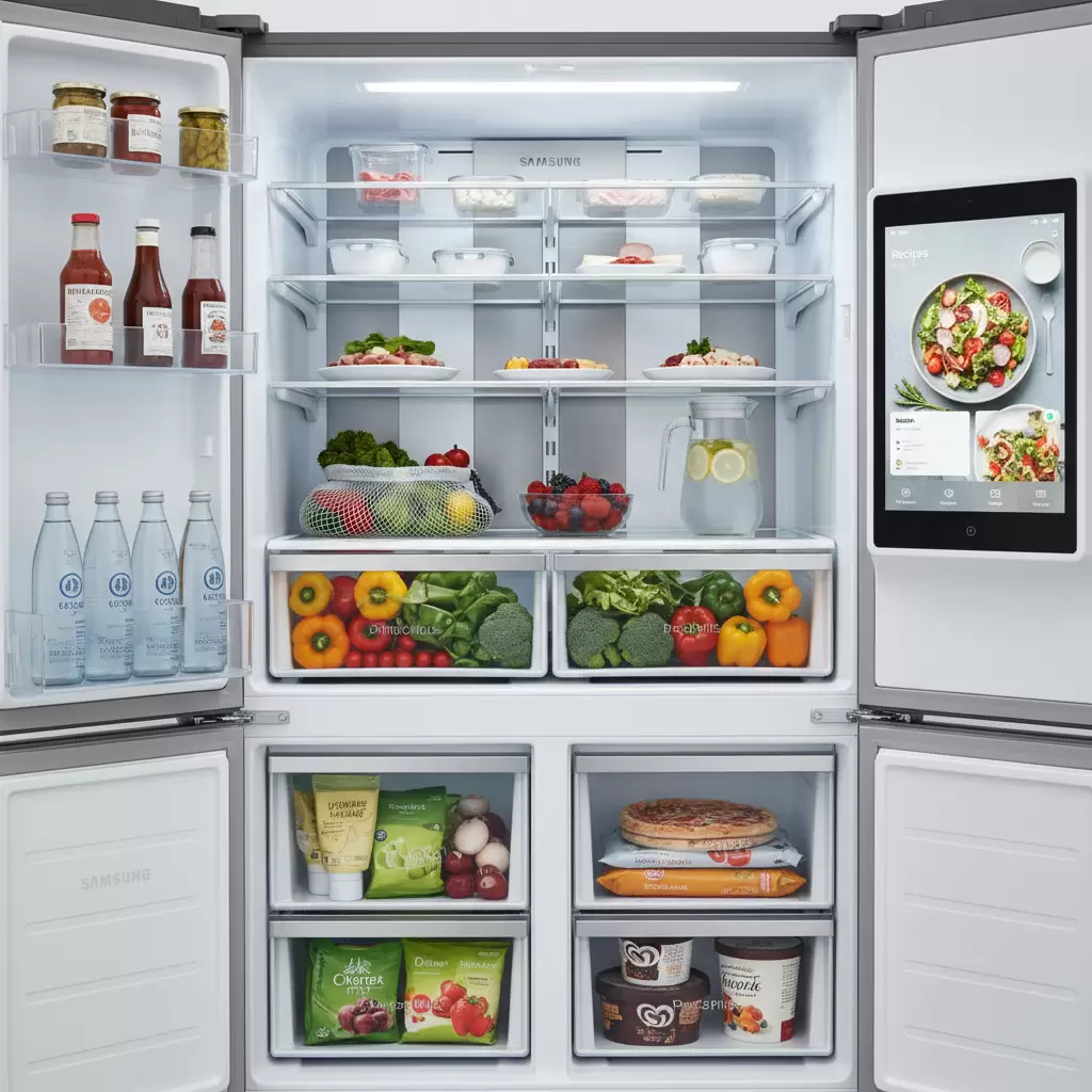 gemini_image_1768684071-1 Hệ thống làm lạnh Triple Cooling giúp bảo quản thực phẩm tươi ngon và không bị lẫn mùi