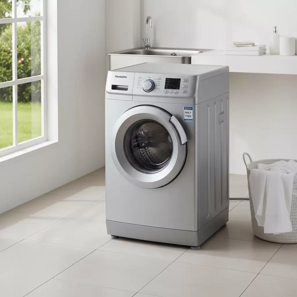 Máy giặt Panasonic NAF70B5 là lựa chọn phổ biến cho các gia đình nhỏ nhờ thiết kế tinh tế