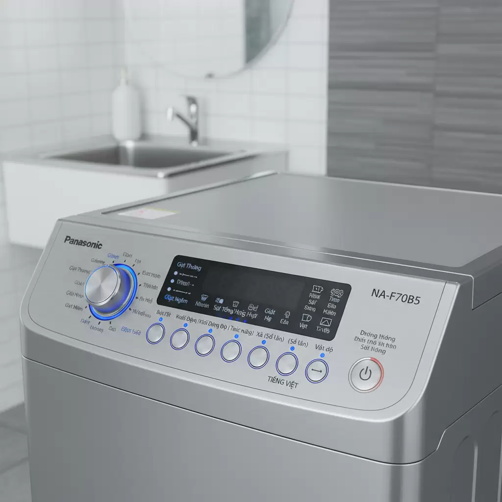 Bảng điều khiển đơn giản và trực quan giúp người dùng dễ dàng làm quen