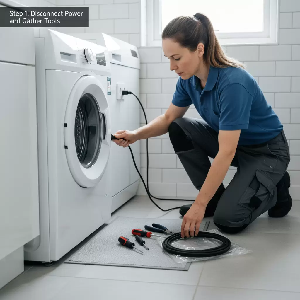 gemini_image_1768686814 Quy trình tháo lắp ron cửa máy giặt đòi hỏi sự tỉ mỉ và đúng kỹ thuật